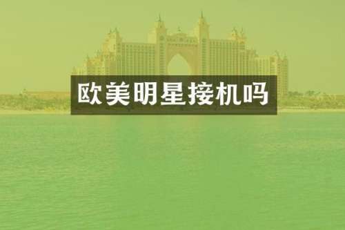 欧美明星接机吗