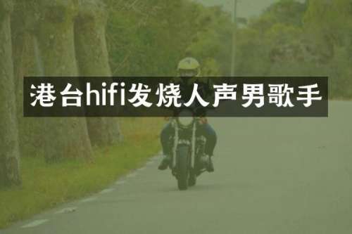 港台hifi发烧人声男歌手