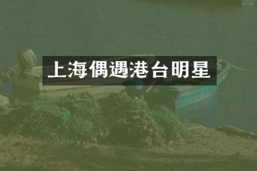 上海偶遇港台明星