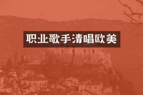 职业歌手清唱欧美