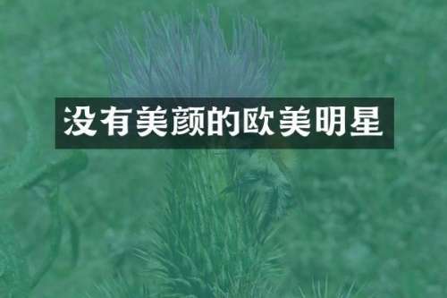 没有美颜的欧美明星