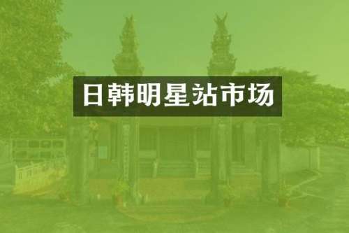 日韩明星站市场