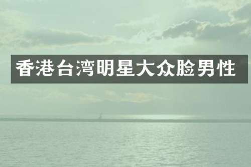 香港台湾明星大众脸男性