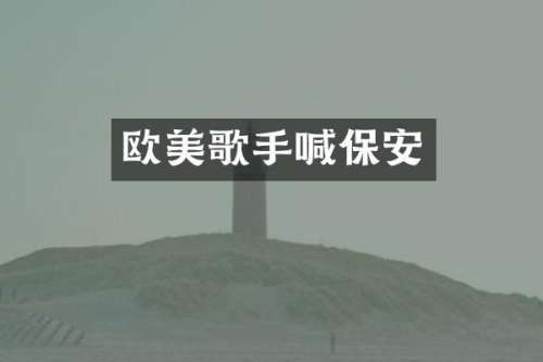欧美歌手喊保安