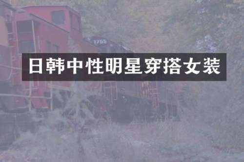 日韩中性明星穿搭女装