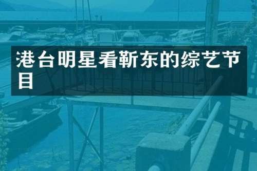 港台明星看的综艺节目