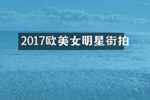 2017欧明星街拍