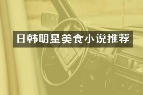 日韩明星美食小说推荐