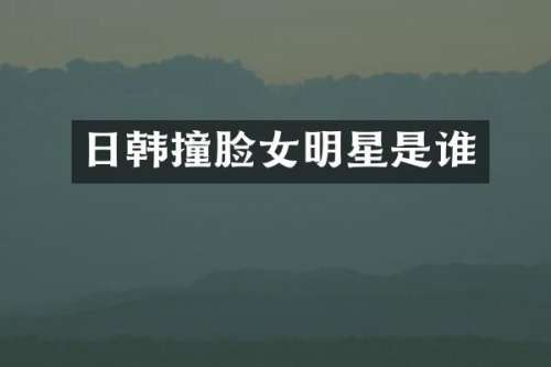 日韩撞脸女明星是谁