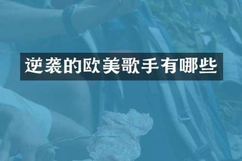 逆袭的欧美歌手有哪些