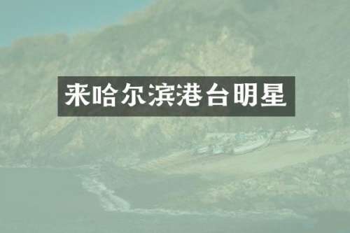 来哈尔滨港台明星