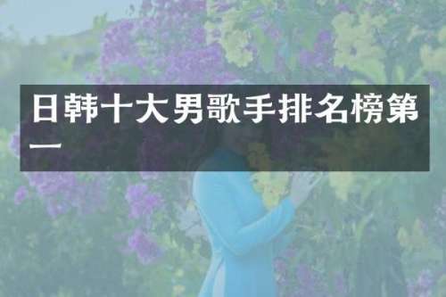 日韩十大男歌手排名榜第一