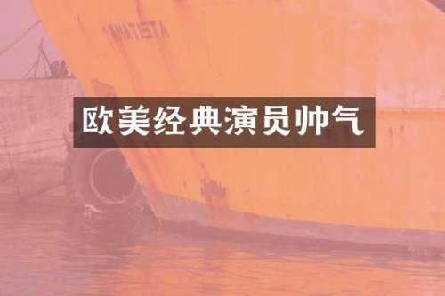 欧美经典演员帅气