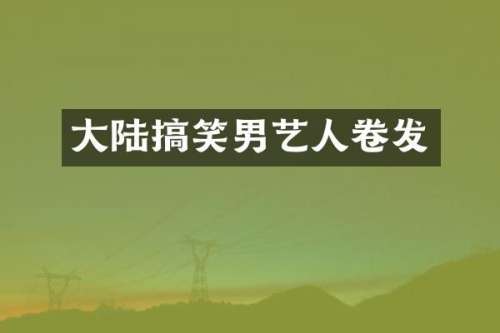 大陆搞笑男艺人卷发