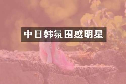 中日韩氛围感明星
