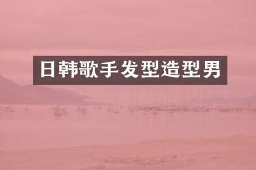 日韩歌手发型造型男