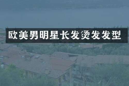 欧美男明星长发烫发发型