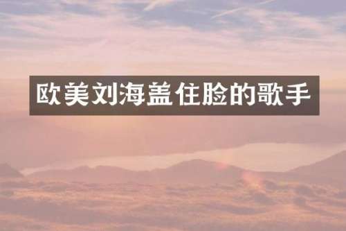 欧美刘海盖住脸的歌手