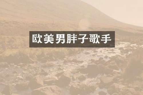 欧美男胖子歌手