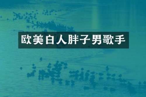 欧美白人胖子男歌手