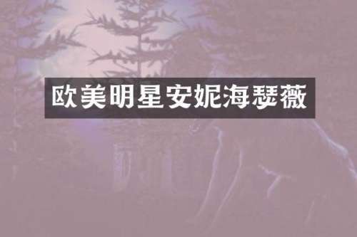 欧美明星安妮海瑟薇