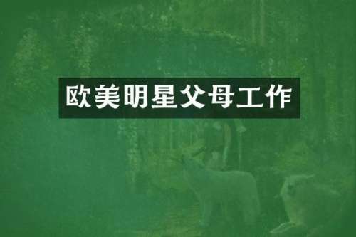 欧美明星父母工作