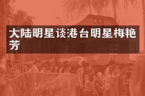 大陆明星谈港台明星梅艳芳