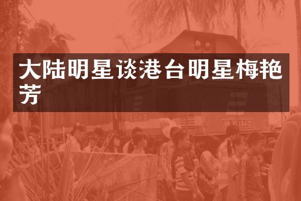 大陆明星谈港台明星梅艳芳