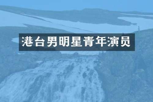 港台男明星青年演员