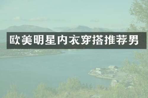 欧美明星内衣穿搭推荐男