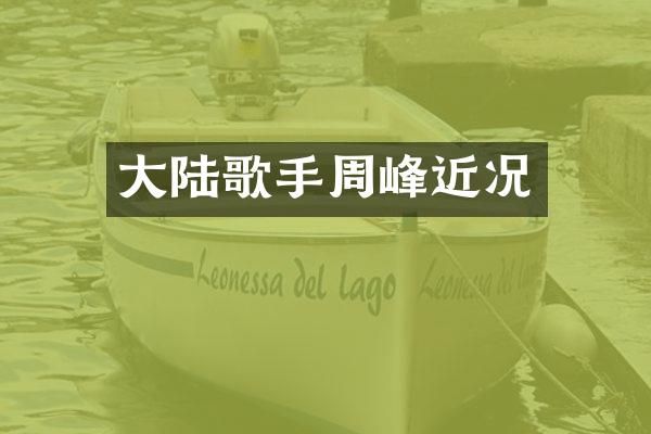 大陆歌手周峰近况