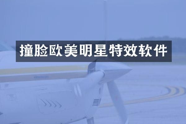 撞脸欧美明星特效软件