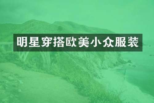 明星穿搭欧美小众服装