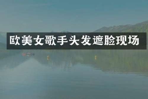 欧歌手头发遮脸现场