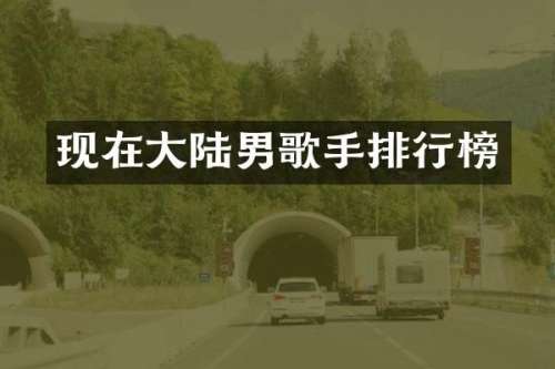 现在大陆男歌手排行榜