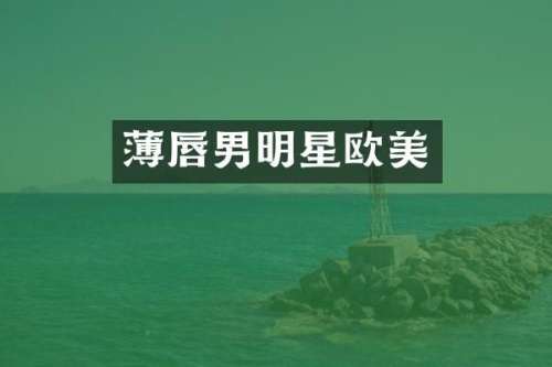 薄唇男明星欧美