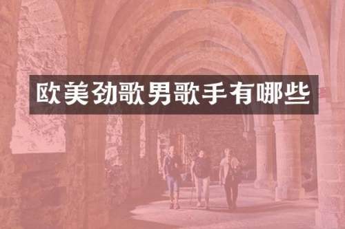 欧美劲歌男歌手有哪些