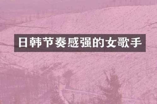 日韩节奏感强的女歌手