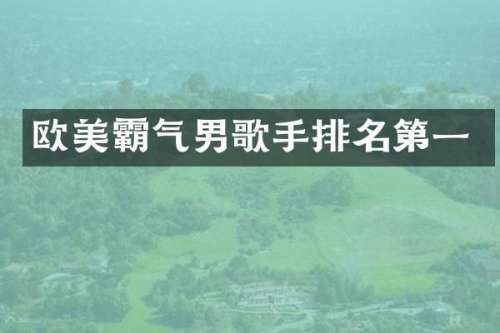 欧美霸气男歌手排名第一