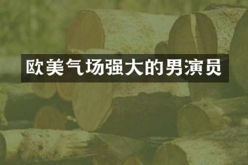 欧美气场强大的男演员