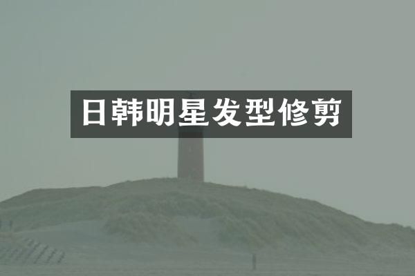 日韩明星发型修剪