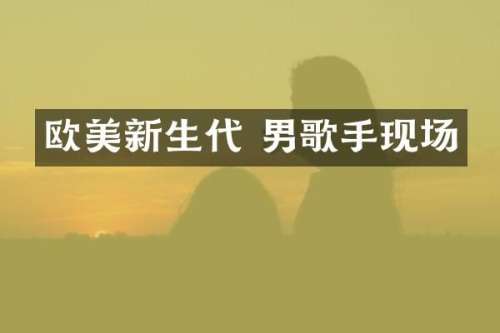 欧美新生代 男歌手现场