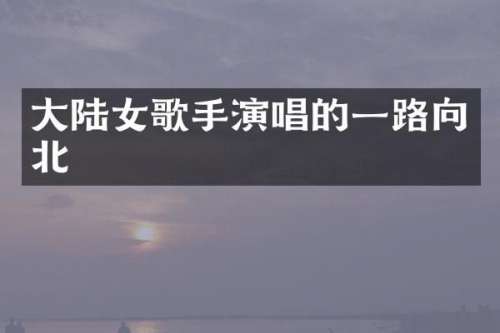 大陆女歌手演唱的一路向北