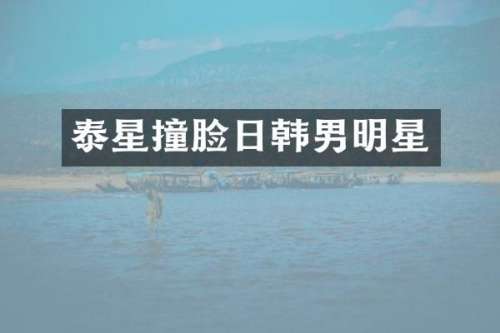 泰星撞脸日韩男明星