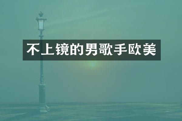 不上镜的男歌手欧美