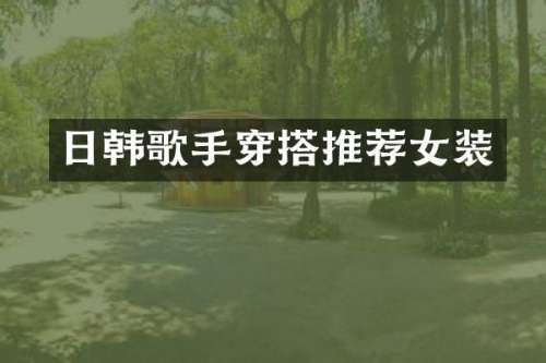 日韩歌手穿搭推荐女装