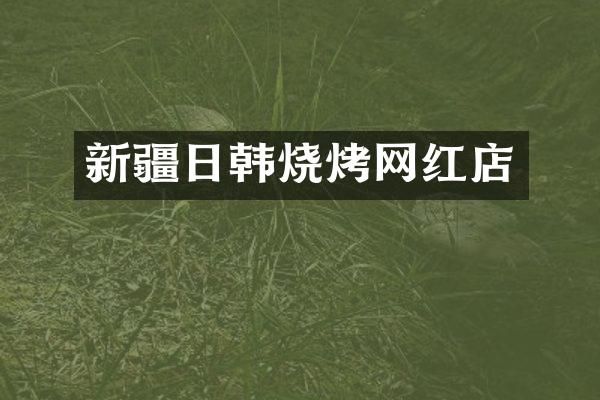 新疆日韩烧烤网红店