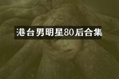 港台男明星80后