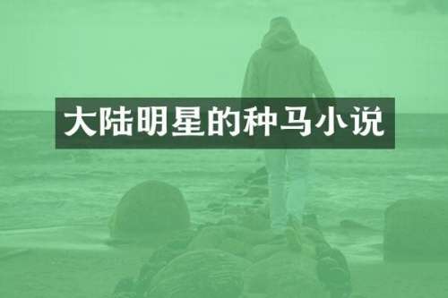 大陆明星的种马小说