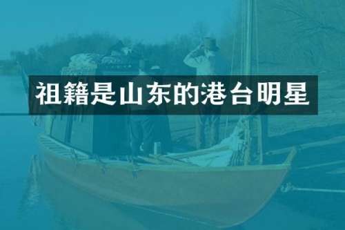 祖籍是山东的港台明星
